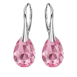 Une image de 💎🔥Trouvez le Cadeau Parfait Pour votre Maman Scorpion: Boucles d'oreilles en argent et cristaux Swarovski®🔥💎