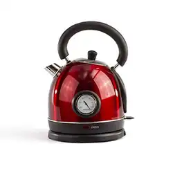 Une image de Un cadeau pour les Taureaux : la bouilloire rétro avec thermomètre