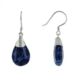 Une image de Le cadeau idéal pour une femme Balance : Des boucles d'oreilles en argent inspirées par la mer