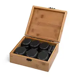 Une image de 🎁 Kit de pierres chaudes pour Capricorne : soulagez les tensions musculaires de votre moitié 🌟🧘‍♀️💆‍♀️
