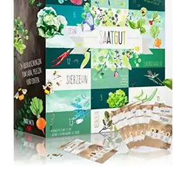 Une image de Un cadeau parfait pour les Vierges: Un calendrier de l'avent des graines 🌱