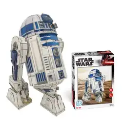 Une image de 🌟🎁 Cadeau idéal pour un Gémeaux : Maquette R2D2 4D Puzzle Star Wars 🎁🌟