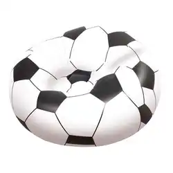 Une image de 🎁 Le Cadeau idéal pour les Béliers: Fauteuil gonflable ballon de football🎈