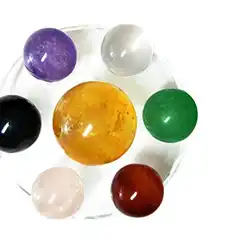 Une image de Offrez un cadeau personnalisé à votre ami Capricorne avec ce lot de 7 boules de cristal