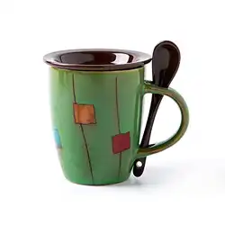 Une image de 🐃 🎁 Offrez le cadeau parfait à votre mère Taureau avec cette tasse en céramique vintage ! 