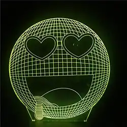 Une image de Offrez un sourire à votre fille Verseau avec cette veilleuse emoji !